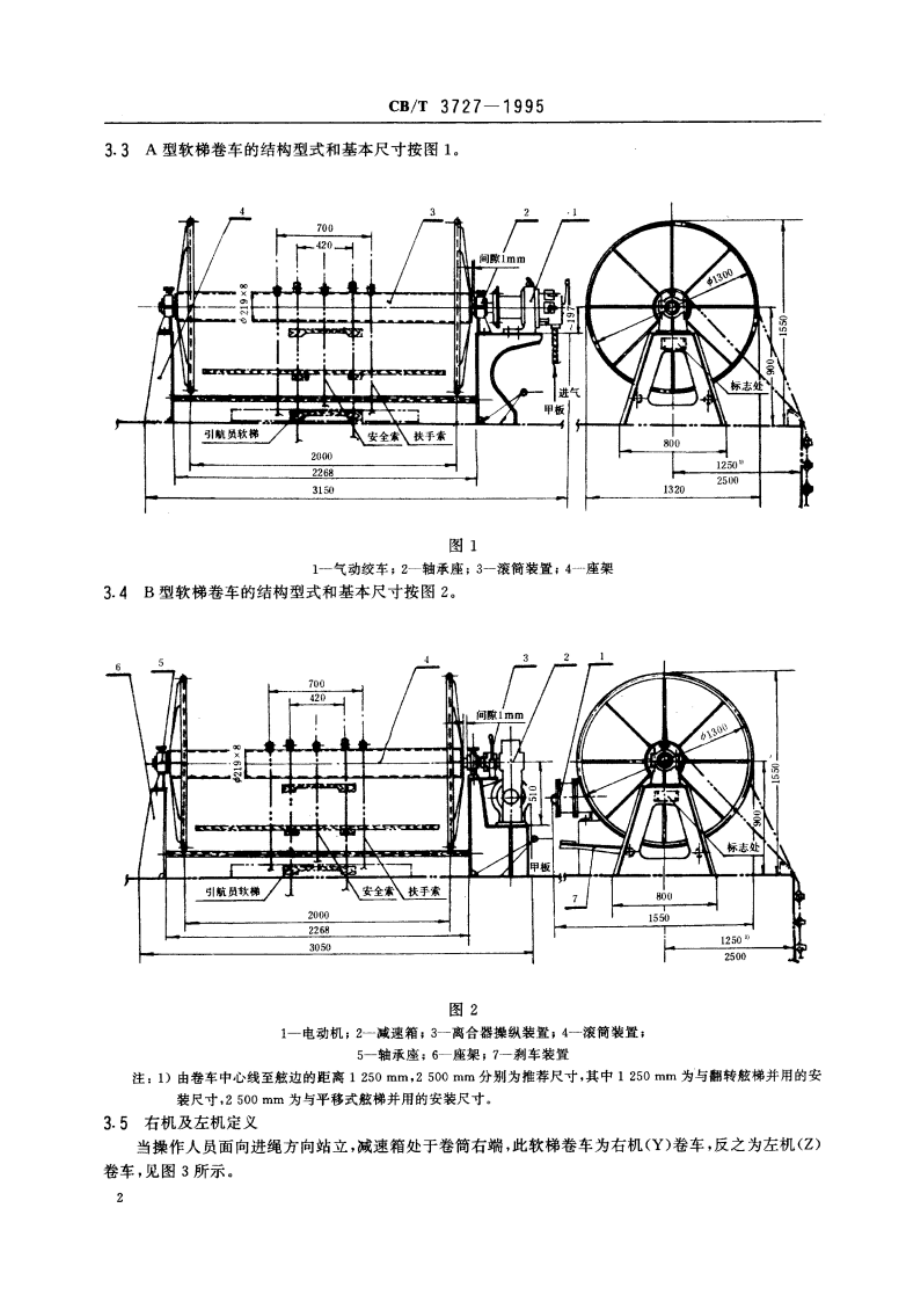 引航员软梯卷车 CBT 3727-1995.pdf_第3页