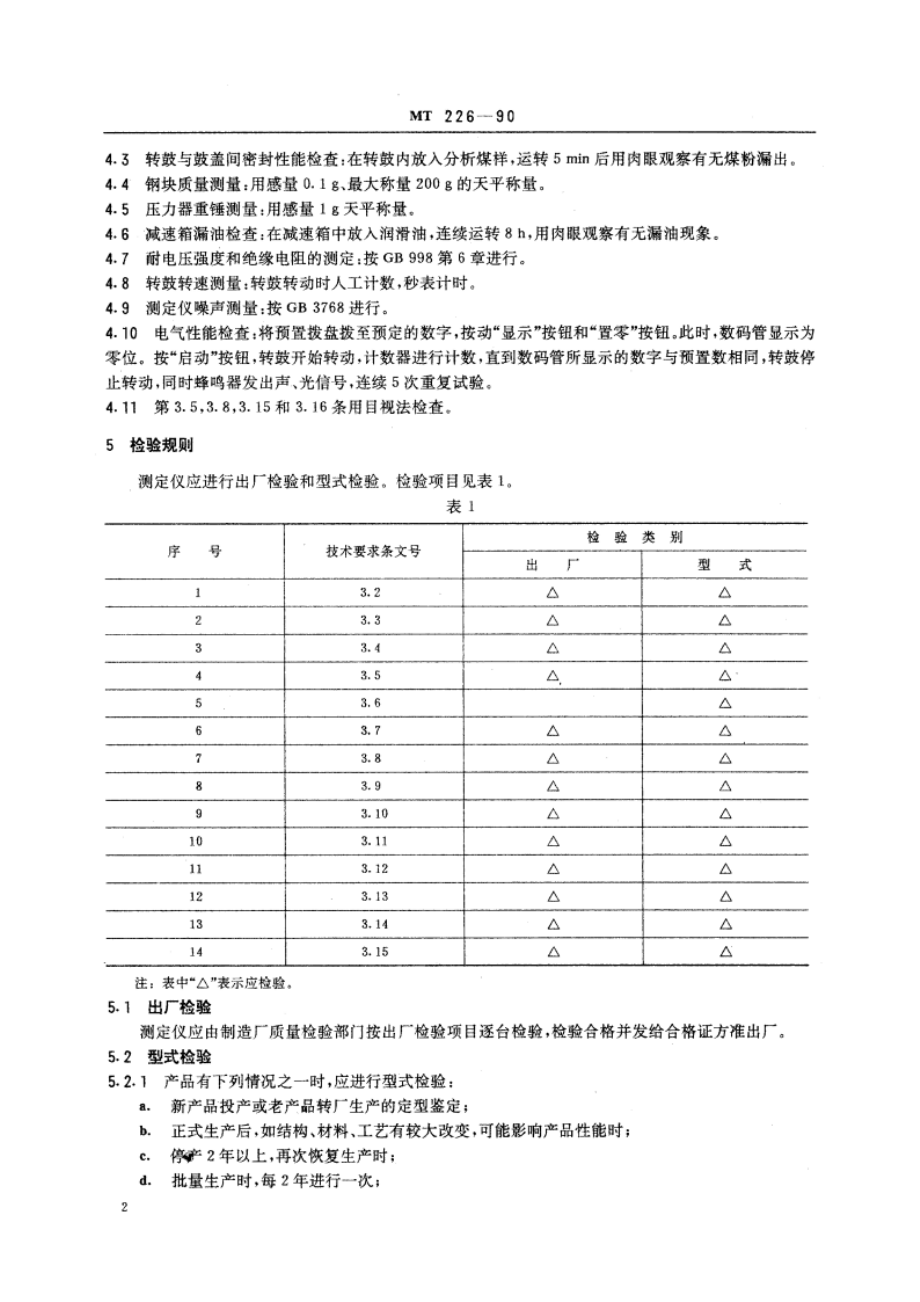 烟煤粘结指数测定仪技术条件 MT 226-1990.pdf_第3页