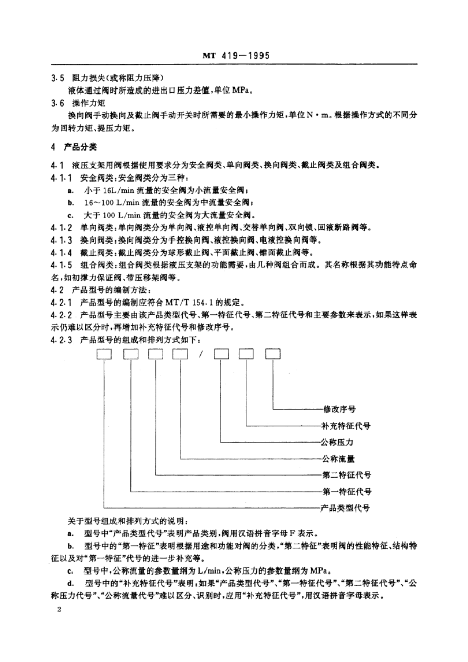 液压支架用阀 MT 419-1995.pdf_第3页