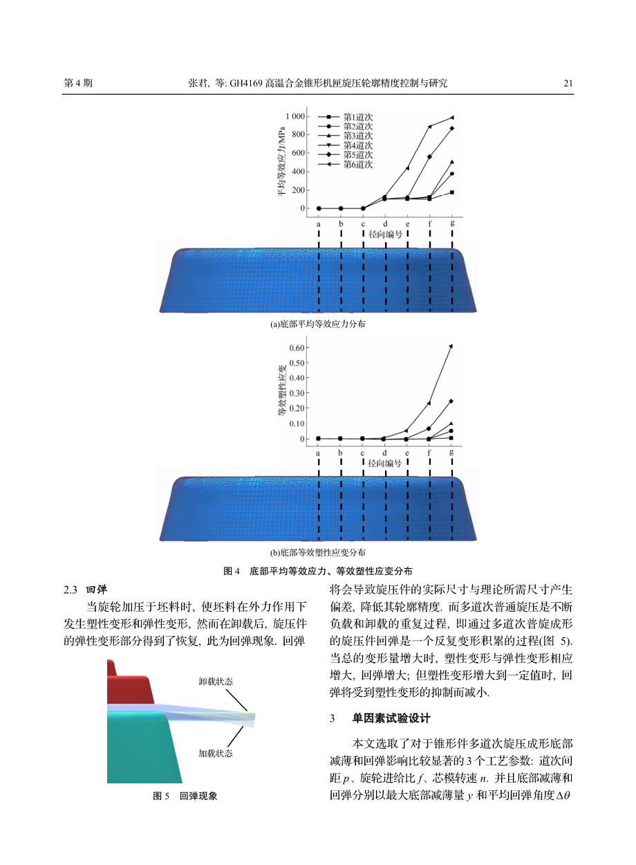 GH4169高温合金锥形机匣旋压轮廓精度控制与研究_张君.pdf_第3页