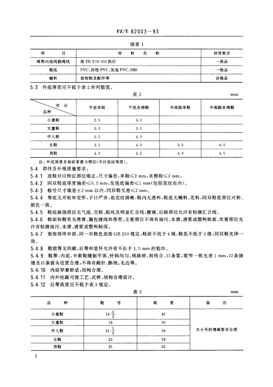 注塑布鞋 FZT 82003-1993.pdf_第3页