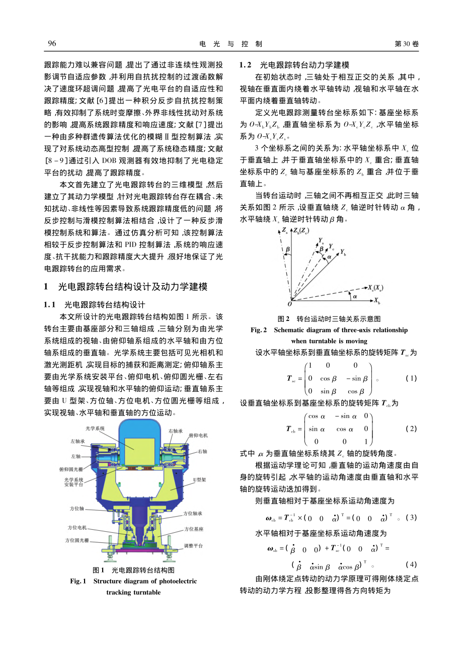 光电跟踪转台反步滑模控制策略研究_韩思凡.pdf_第2页