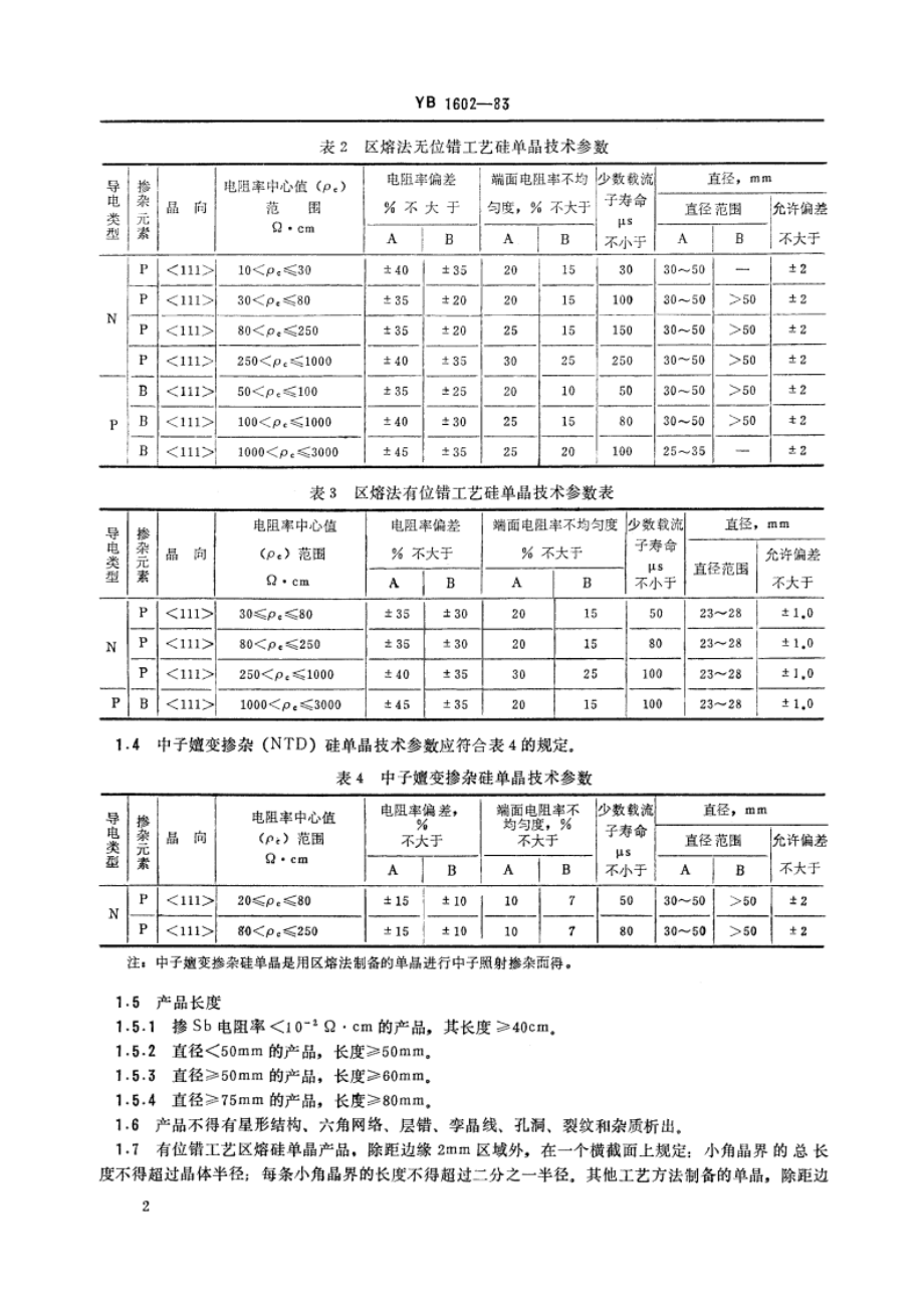 硅单晶 YB 1602-1983.pdf_第3页