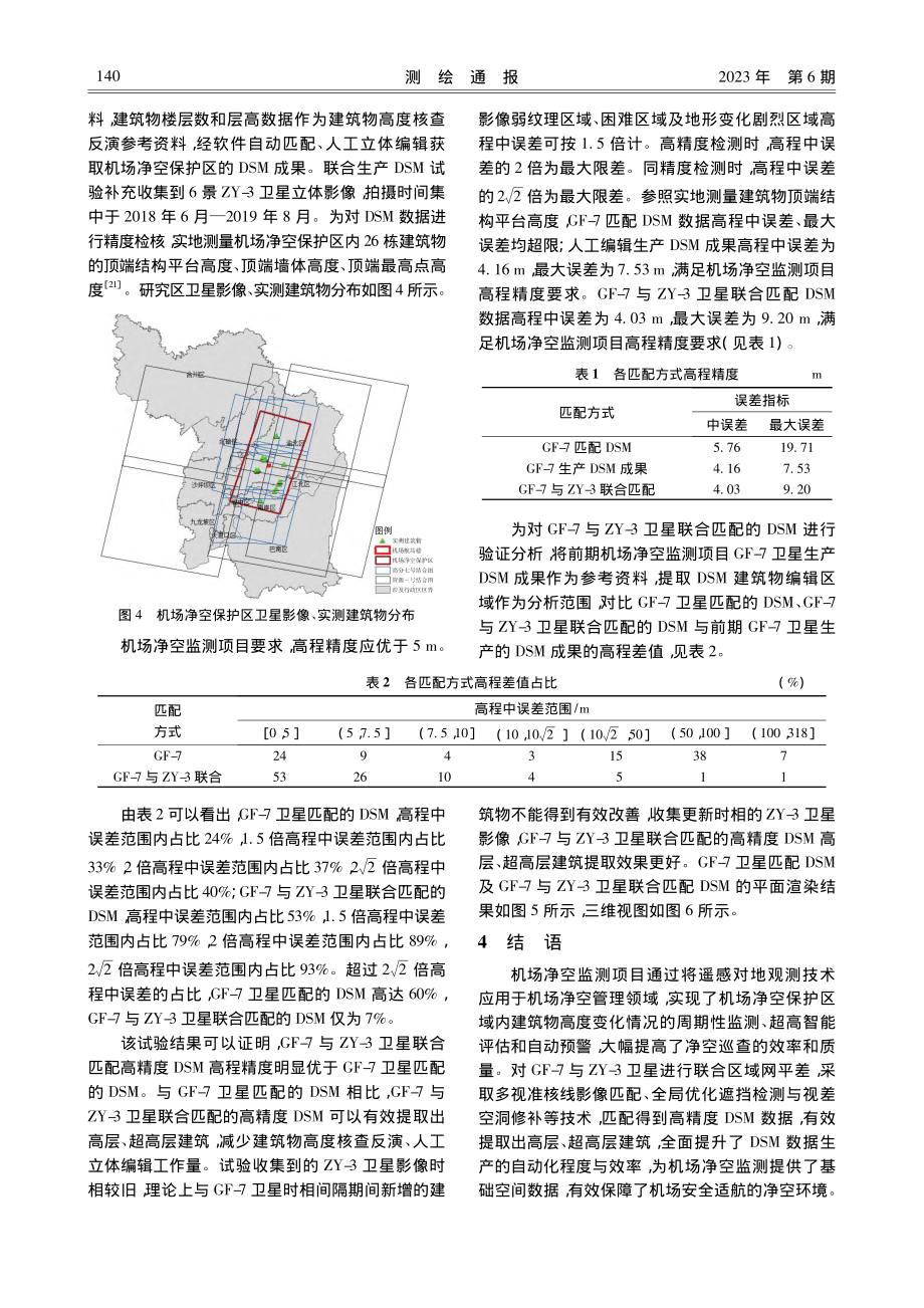 高分七号与资源三号卫星联合服务机场净空监测_刘冬枝.pdf_第3页