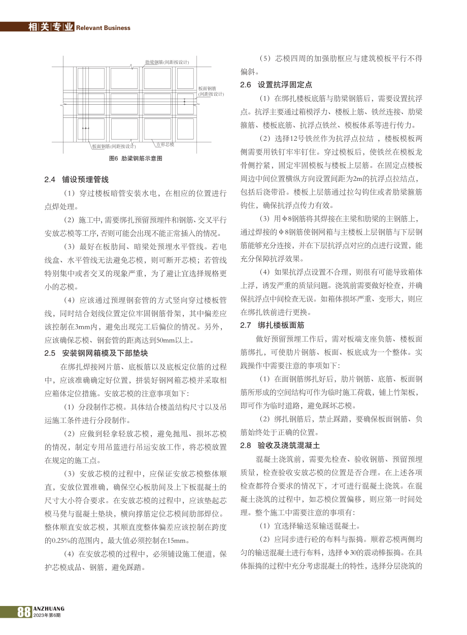 钢网箱芯模-肋梁空心楼盖施工技术_陆伟宁.pdf_第3页