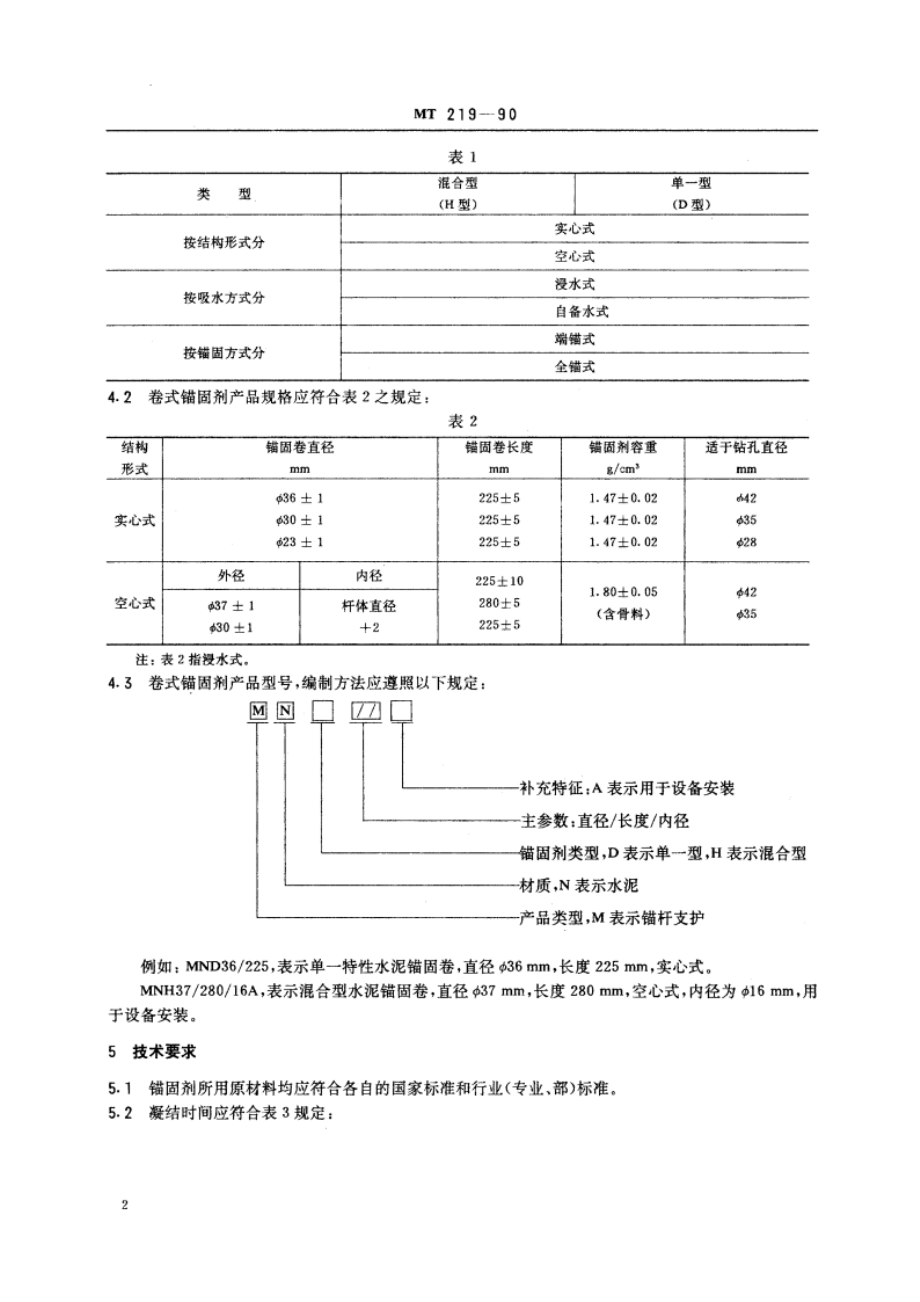 水泥锚杆 卷式锚固剂 MT 219-1990.pdf_第3页