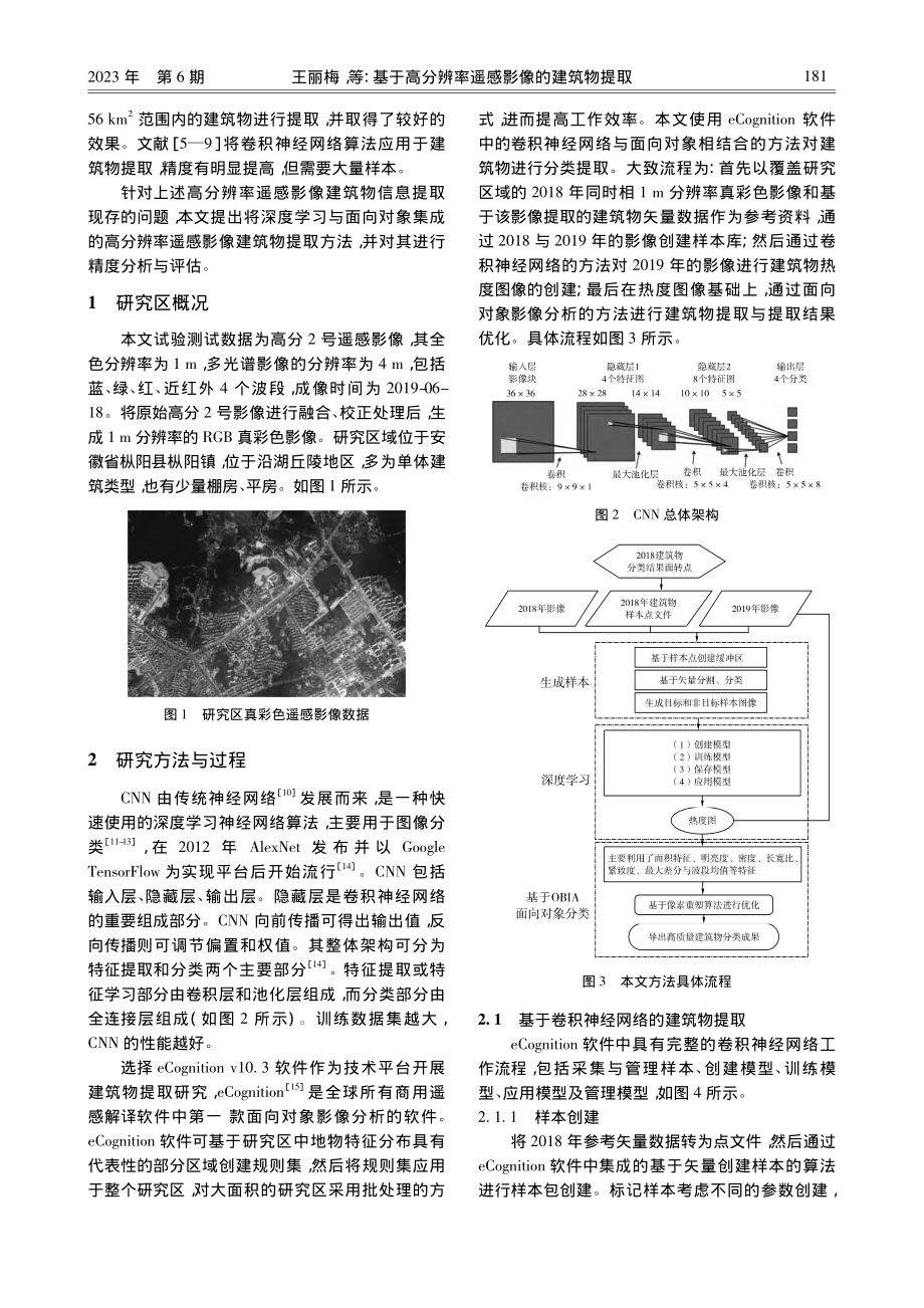 基于高分辨率遥感影像的建筑物提取_王丽梅.pdf_第2页