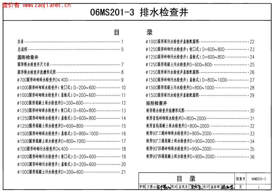 06MS201-3排水检查井..pdf_第1页