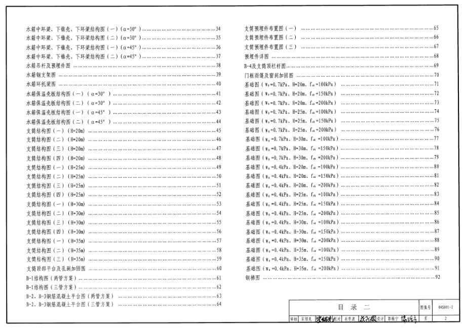 04S801-2 钢筋混凝土倒锥壳保温水塔(150m3、200m3、300m3).pdf_第2页