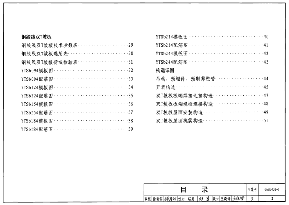 06SG432-1 预应力混凝土双T板(坡板,宽度2.4m).pdf_第2页