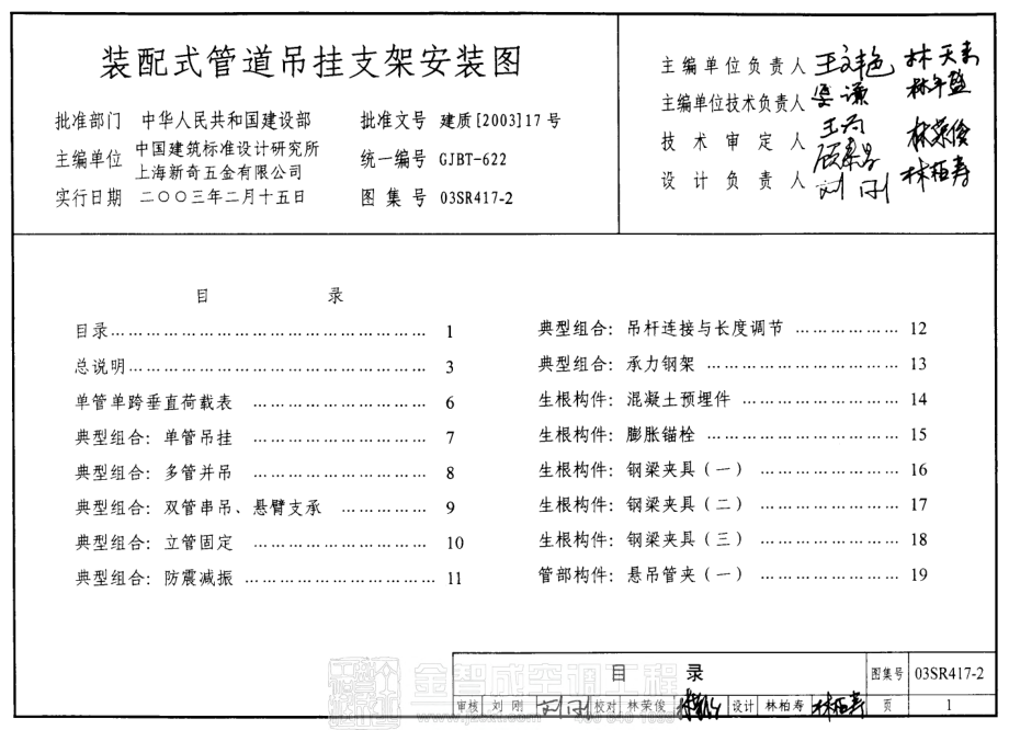 03SR417-2 装配式管道吊挂支架安装图.pdf_第1页