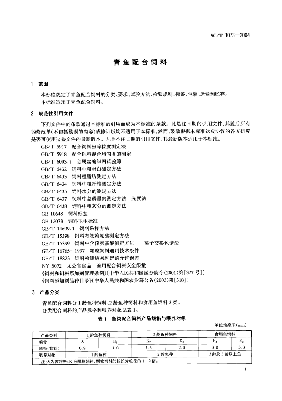 SCT 1073-2004 青鱼配合饲料.pdf_第3页