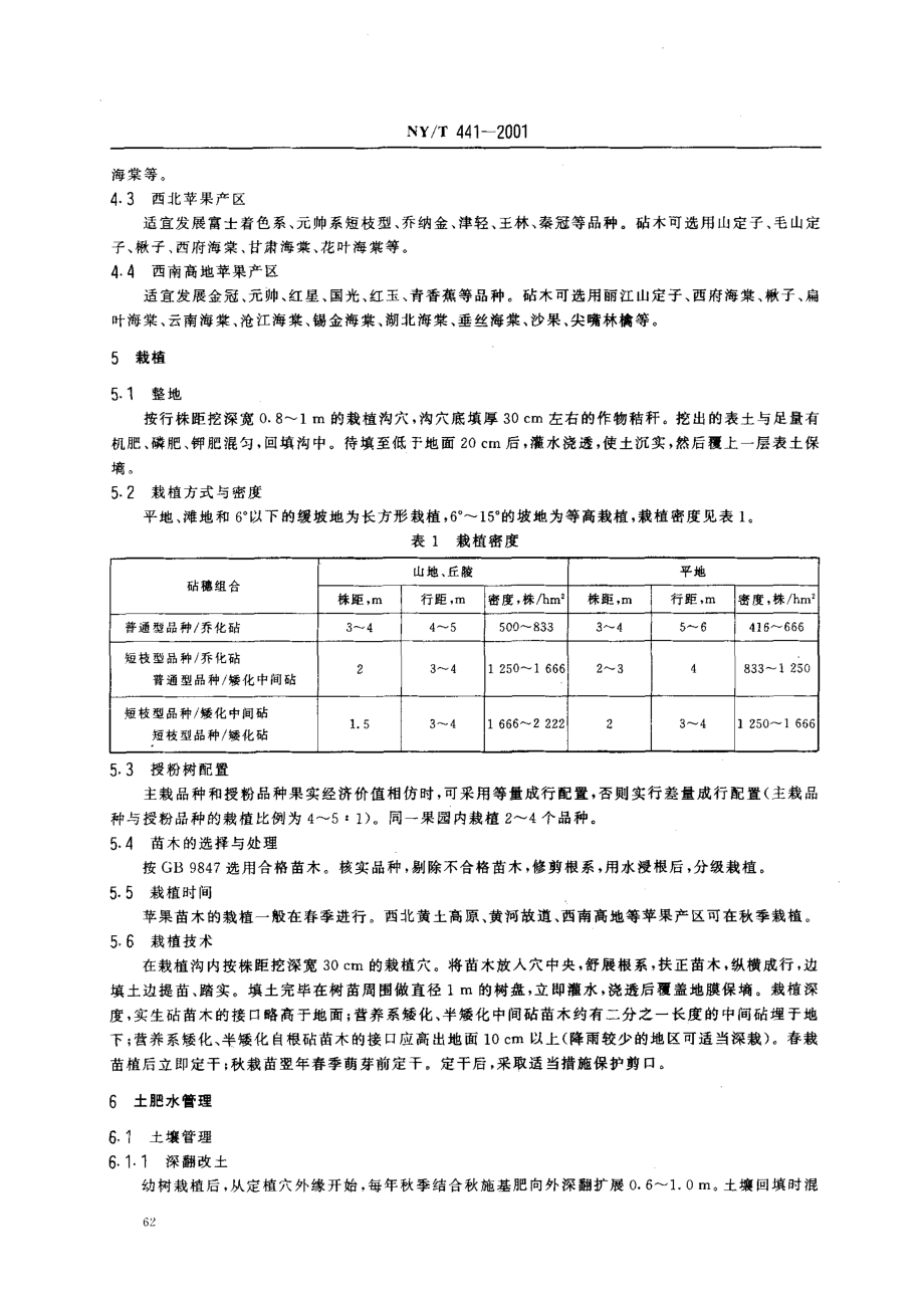 NYT 441-2001 苹果生产技术规程.pdf_第3页