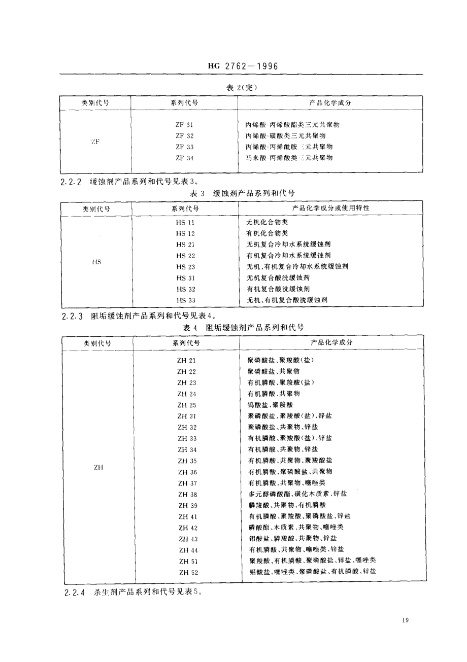 HG 2762-1996 水处理剂产品分类和命名.pdf_第3页