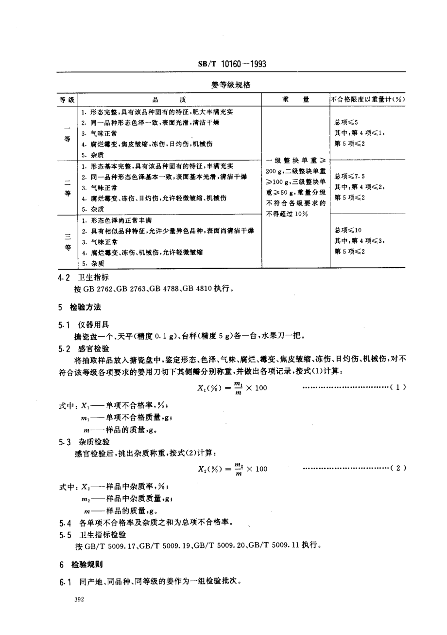 SBT 10160-1993 姜.pdf_第2页