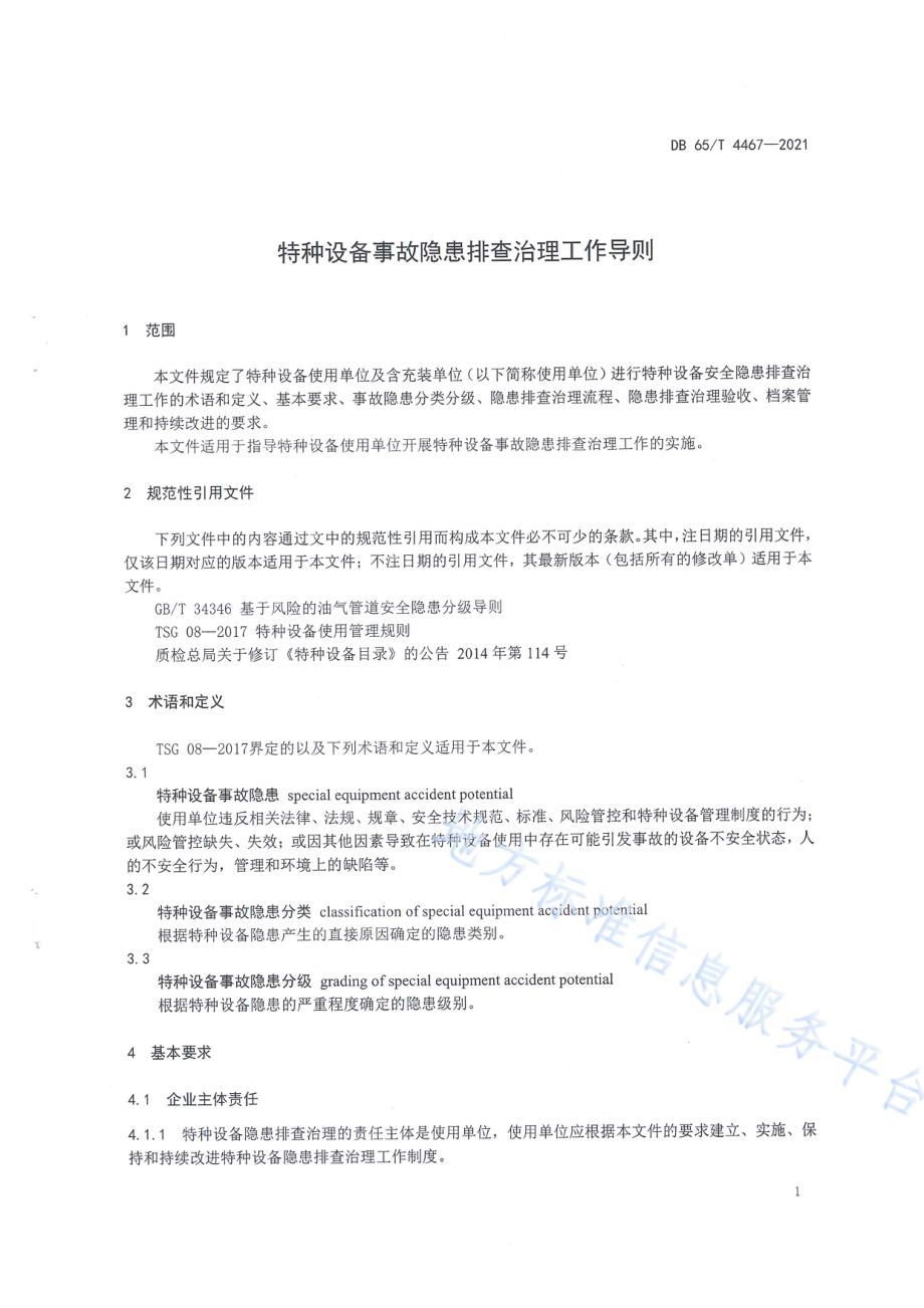 DB65T 4467-2021 特种设备事故隐患排查治理工作导则.pdf_第3页