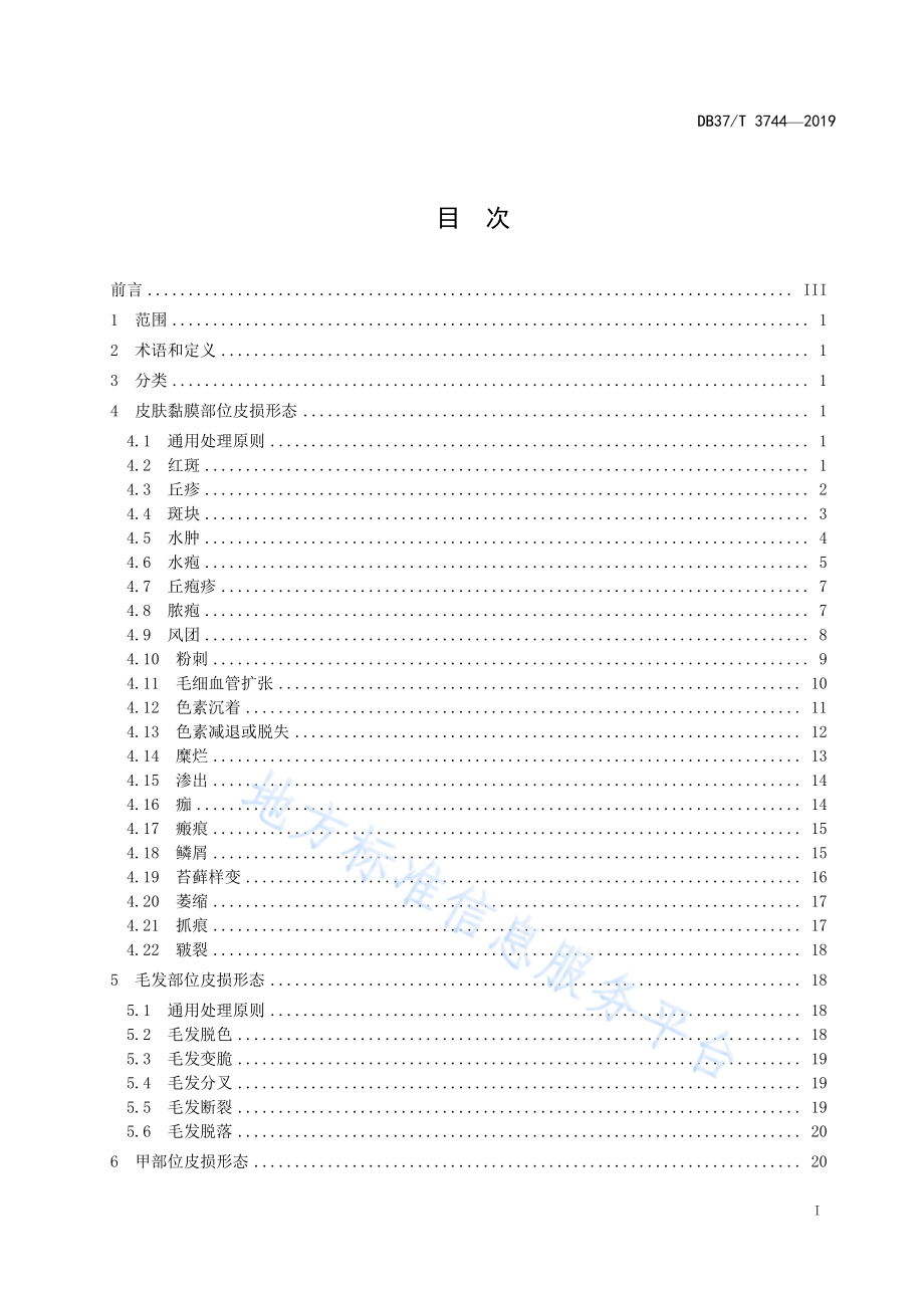 DB37T 3744-2019 化妆品不良反应皮损形态判断标准及处理原则.pdf_第2页