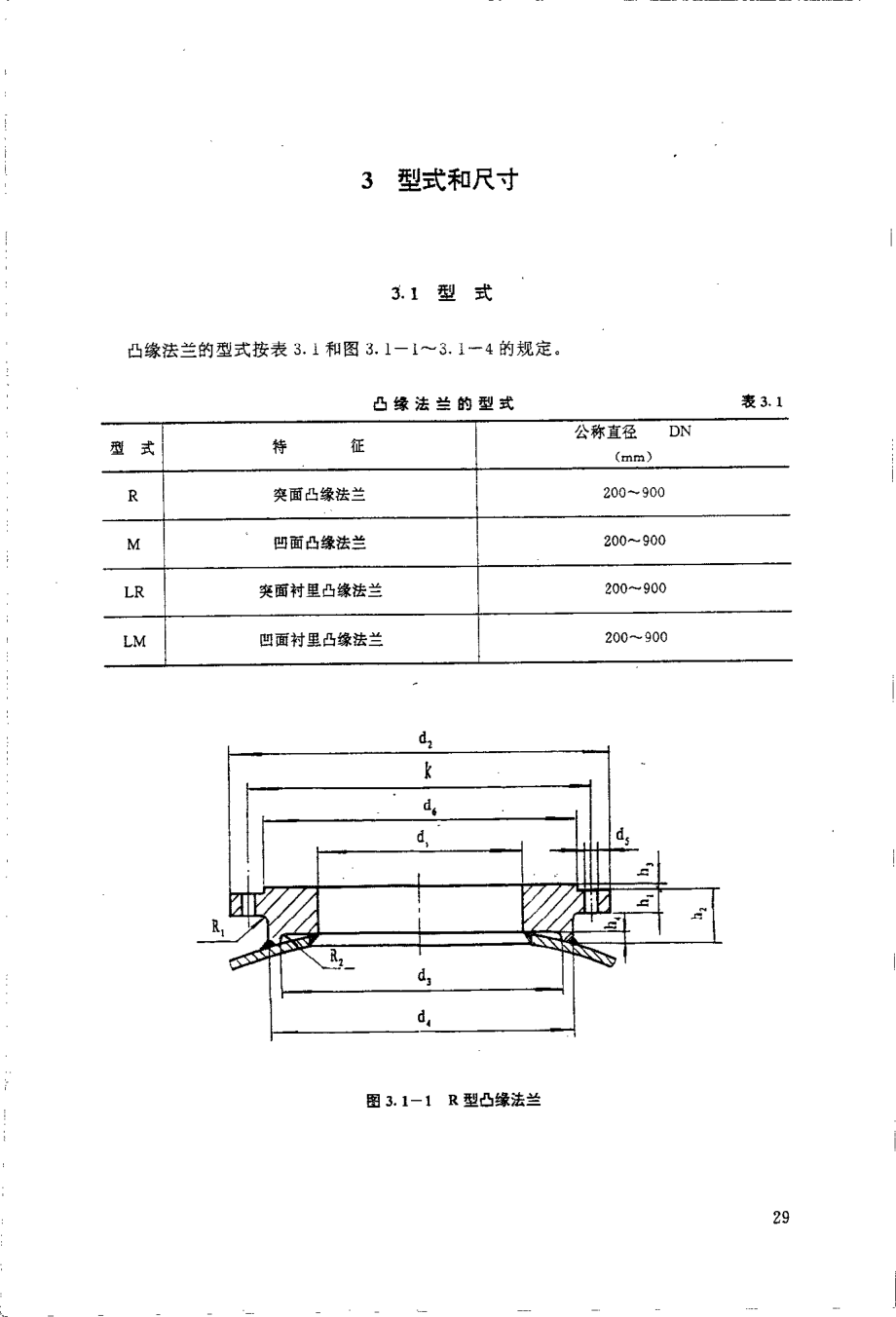 HGT 21564-1995 搅拌传动装置--凸缘法兰.pdf_第3页