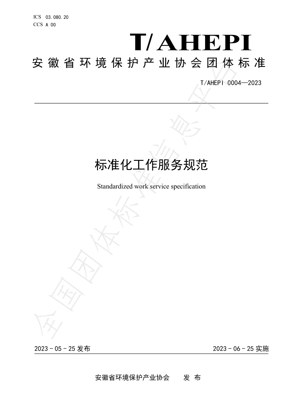 TAHEPI 0004-2023 标准化工作服务规范.pdf_第1页