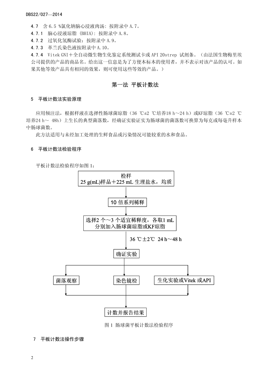 DBS22 027-2014 食品安全地方标准 食品中肠球菌的定性定量检验.pdf_第3页