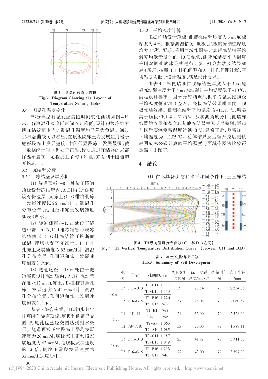 大型地铁隧道局部垂直冻结加固技术研究_孙钦帅.pdf_第3页