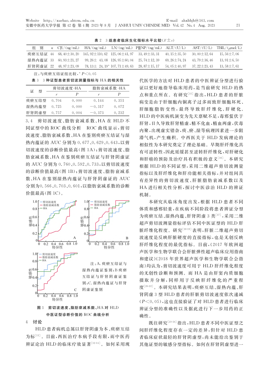 肝豆状核变性肝纤维化程度与中医证型相关性研究_董薇.pdf_第3页