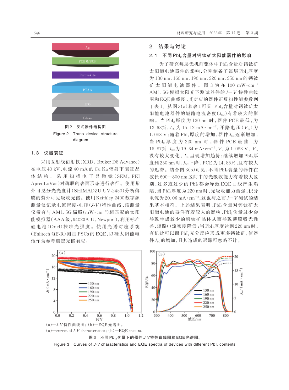 基于逐层气相沉积制备的钙钛矿薄膜调控和器件性能优化.pdf_第3页