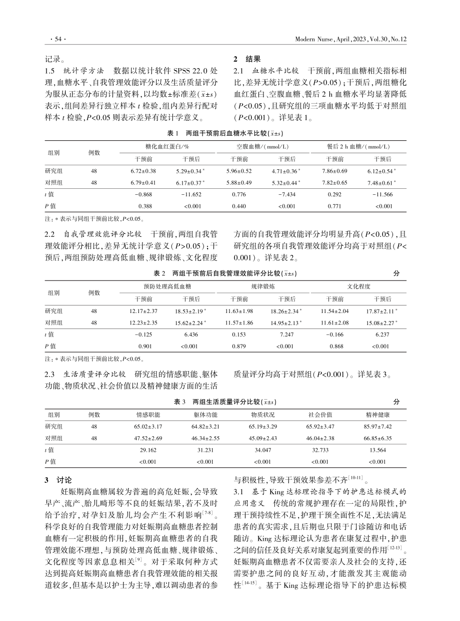 基于King达标理论的护患达标模式在妊娠期糖尿病患者中的应用.pdf_第3页