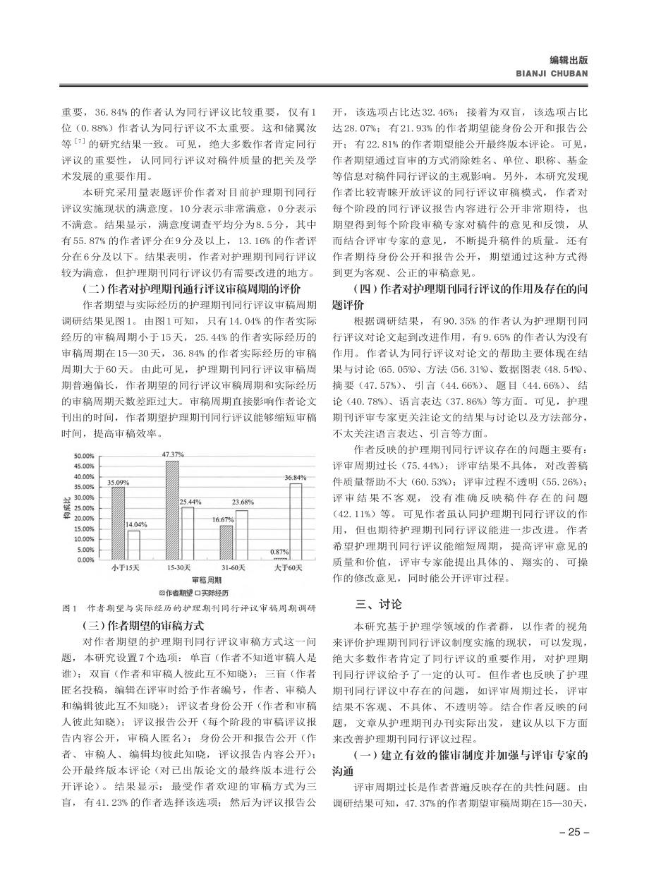 基于作者视角的护理期刊同行评议现状及策略研究_朱吉鸽.pdf_第2页