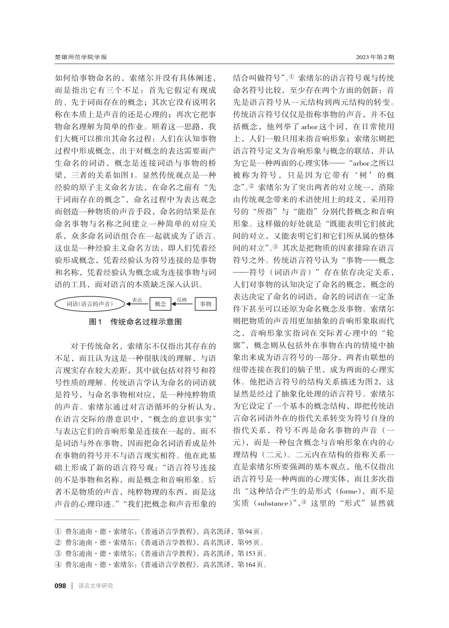 论索绪尔符号任意性对命名造词的影响.pdf_第2页