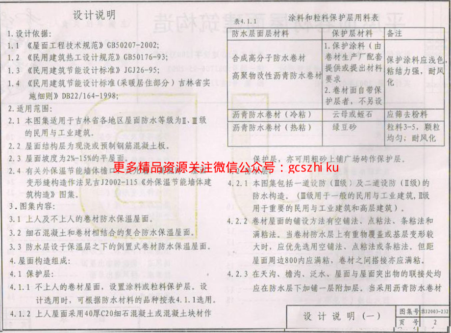 吉J2003-232 平屋顶卷材屋面建筑构造.pdf_第3页