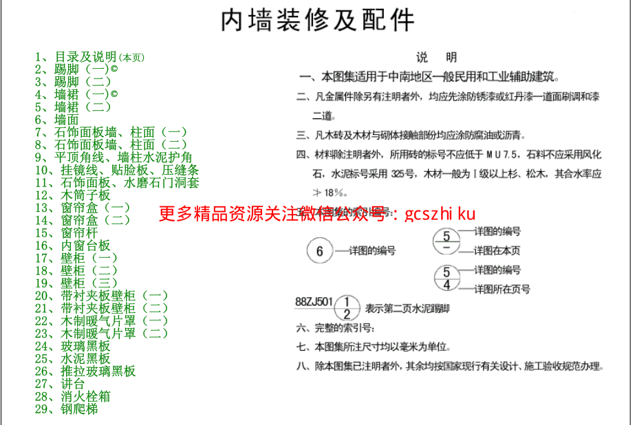 88ZJ501 内墙装修及配件.pdf_第1页