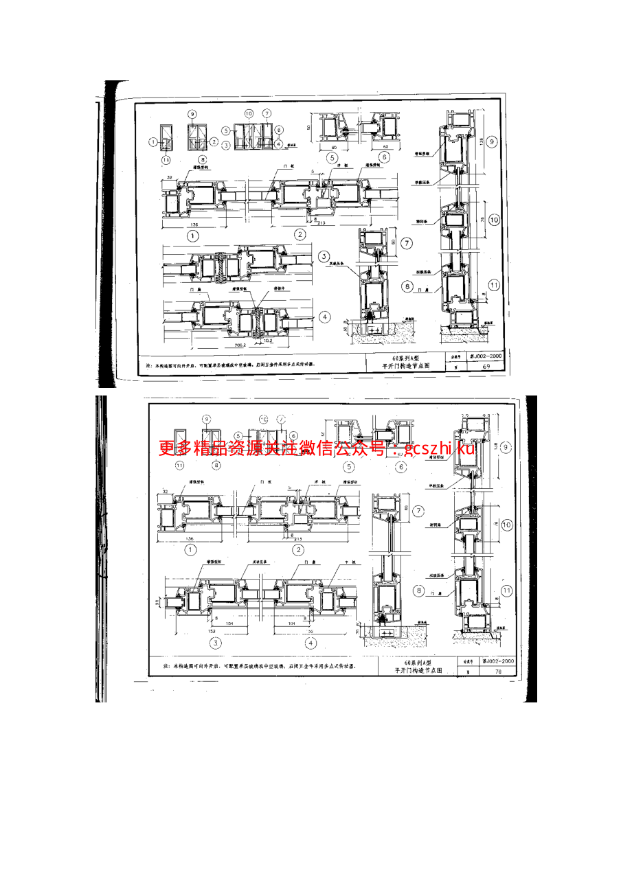 塑料门窗图集J002-2000.pdf_第1页