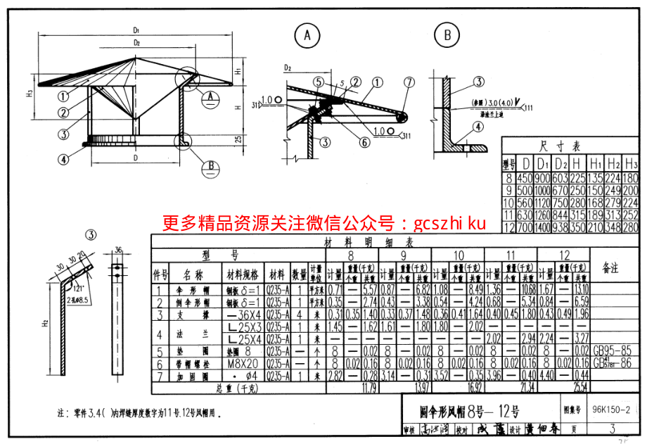 96K150-2 圆伞形风帽.pdf_第3页