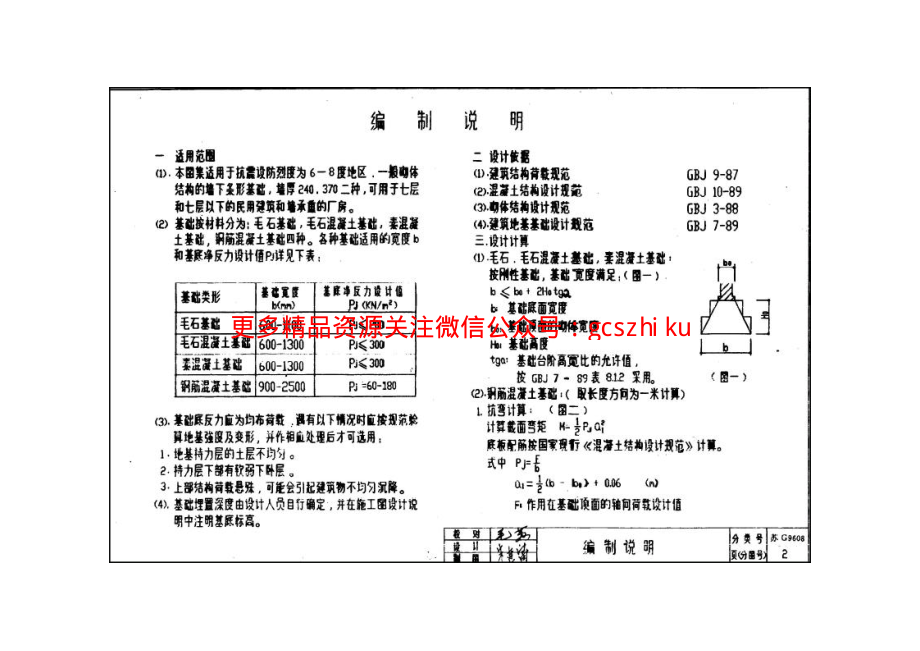 苏G9608 砌体结构墙下条形基础图集.pdf_第3页