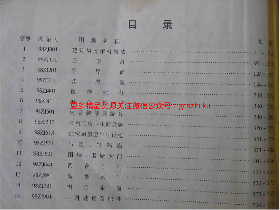 中南标建筑构配件图集全套2000版.pdf_第1页