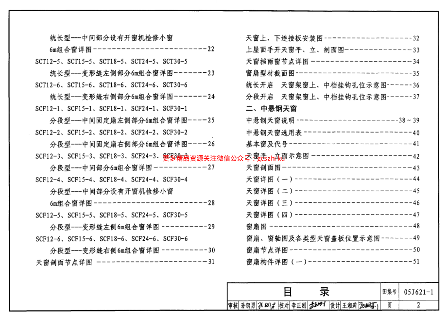 05J621-1 天窗(上悬钢天窗、中悬钢天窗、平天窗).pdf_第2页