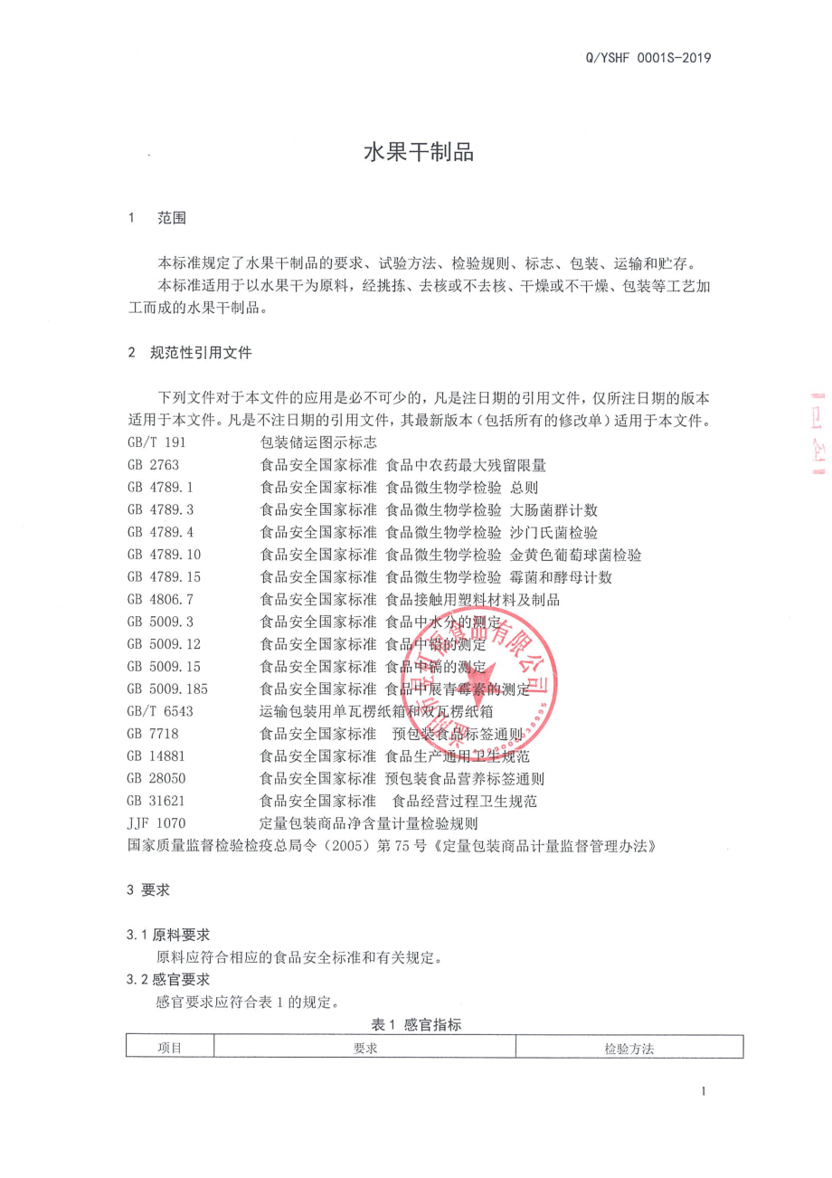 QYSHF 0001 S-2019 水果干制品.pdf_第3页