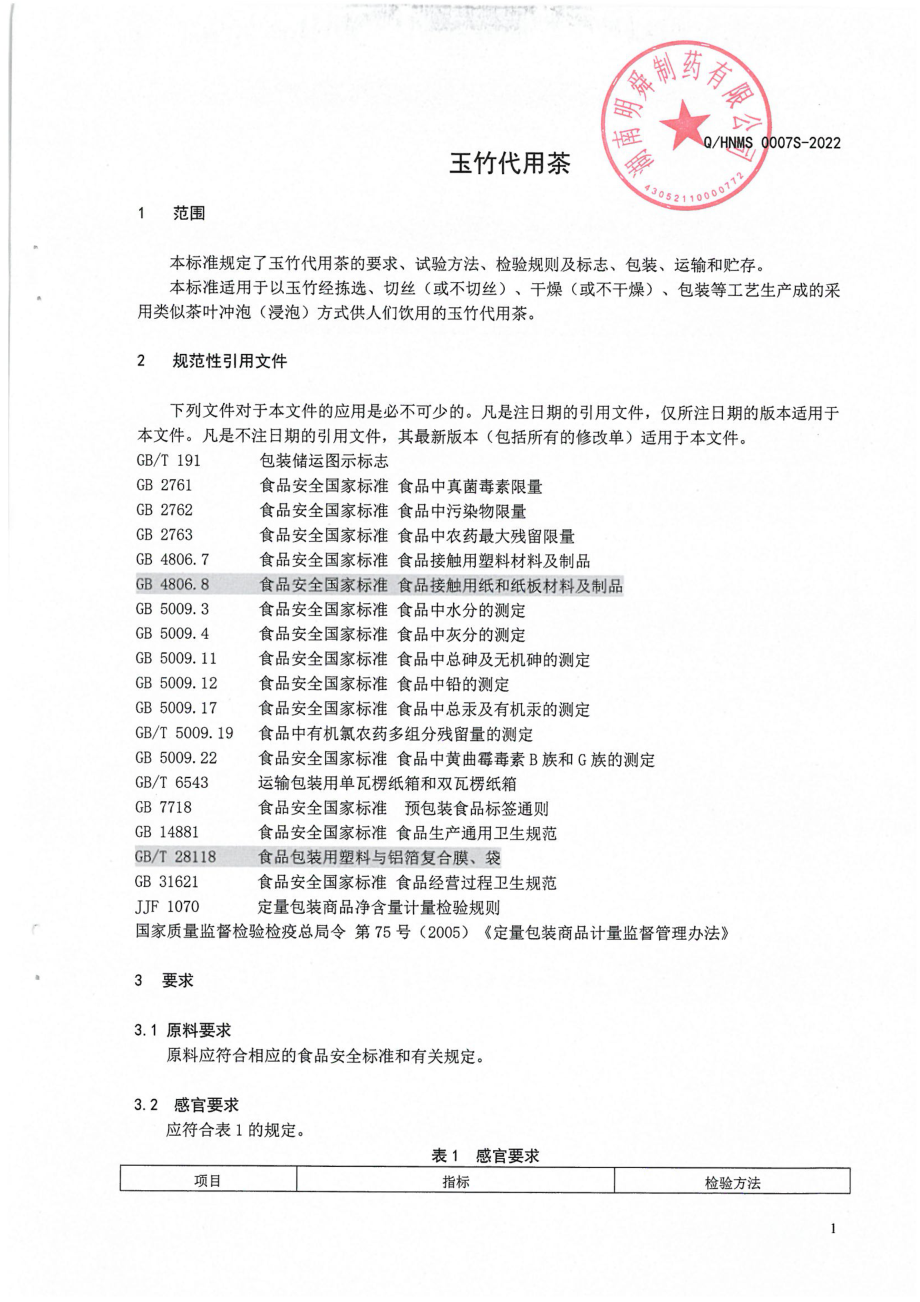 QHNMS 0007 S-2022 玉竹代用茶.pdf_第3页