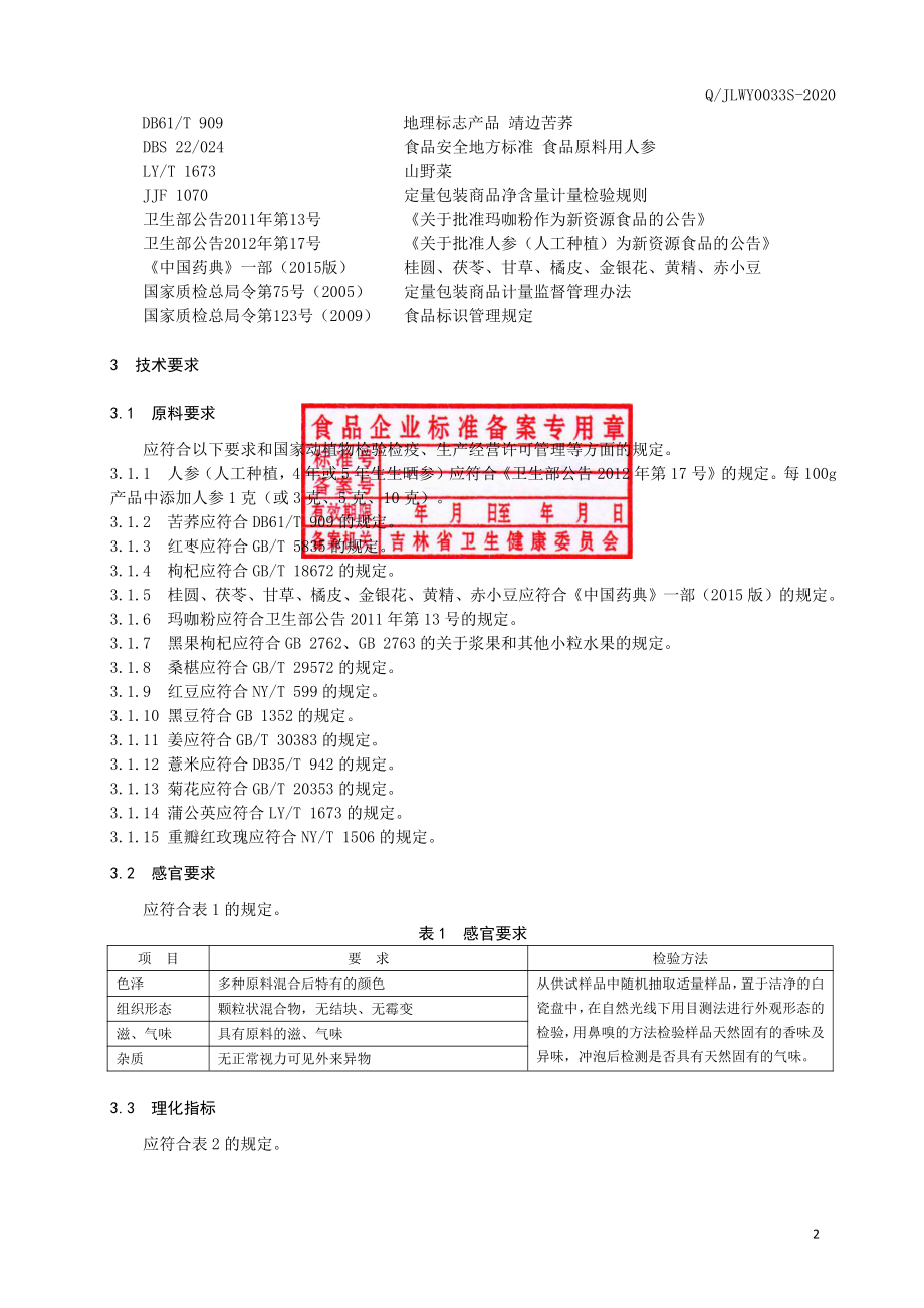 QJLWY 0033 S-2020 人参代用茶.pdf_第3页