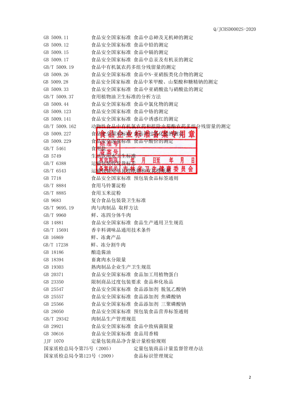 QJCHSD 0002 S-2020 油炸肉制品.pdf_第3页