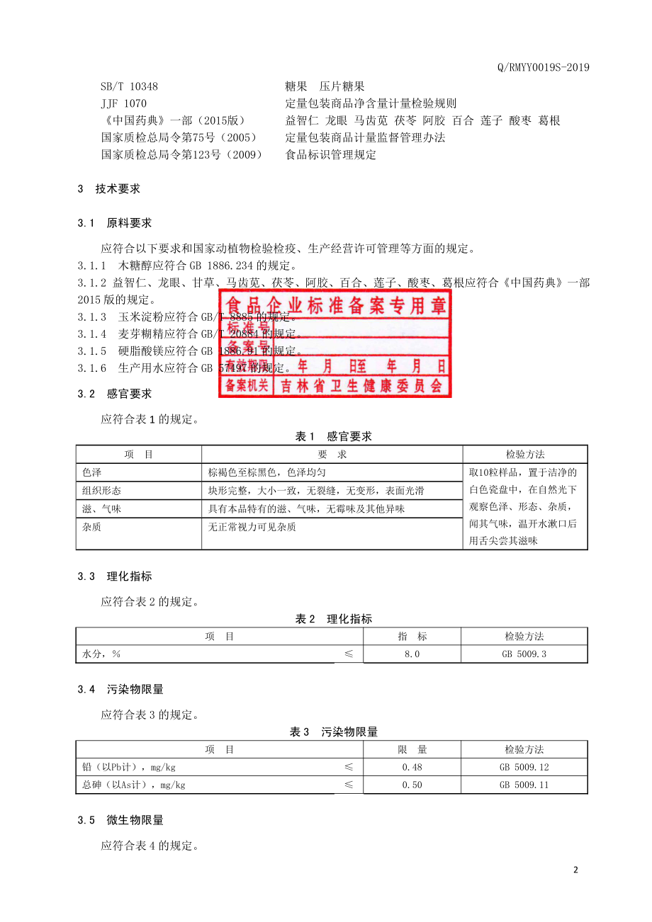 QRMYY 0019 S-2019 益智仁龙眼压片糖果.pdf_第3页