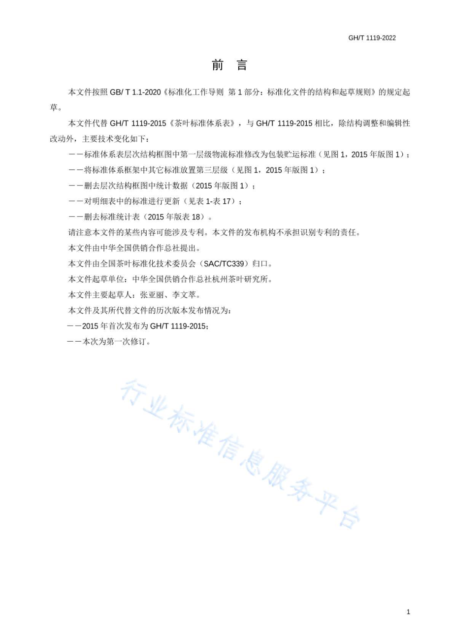 GHT 1119-2022 茶叶标准体系表.pdf_第2页