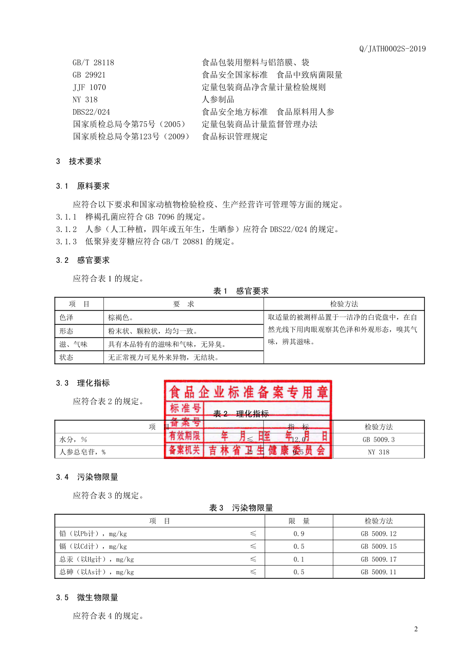 QJATH 0002 S-2019 桦褐孔菌人参粉.pdf_第3页