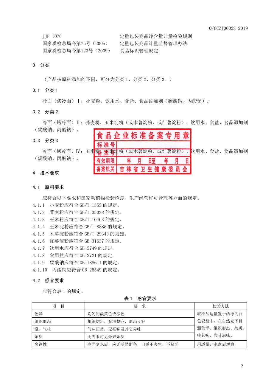 QCCZJ 0002 S-2019 冷面（烤冷面）.pdf_第3页