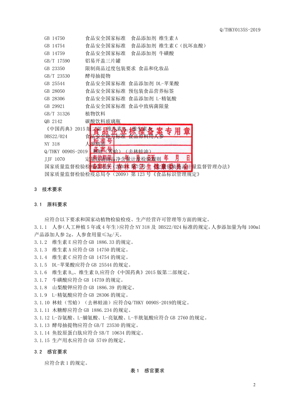 QTHKY 0135 S-2019 多种维生素饮品.pdf_第3页