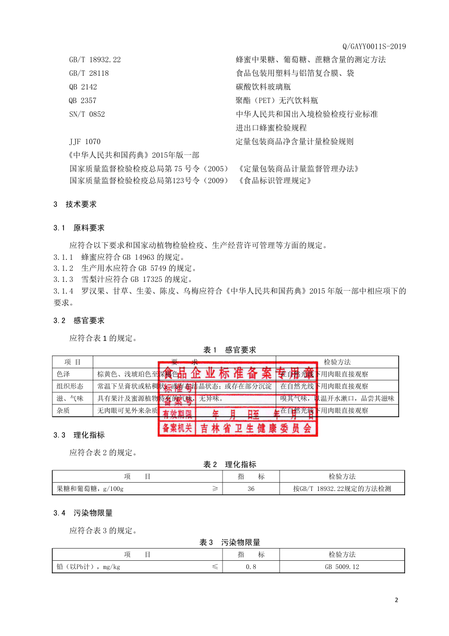 QGAYY 0011 S-2019 罗汉雪梨蜜膏.pdf_第3页