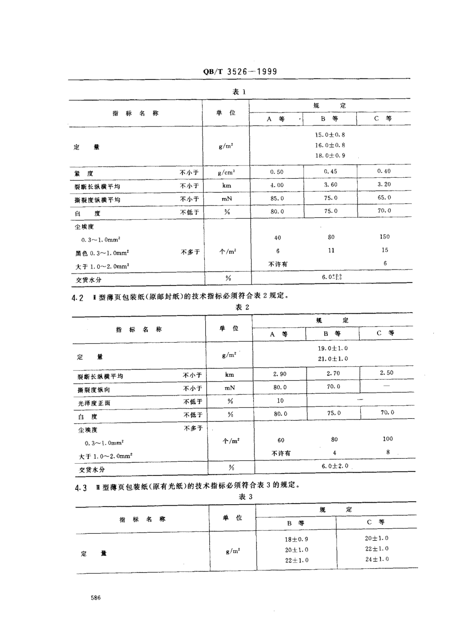 QBT3526-1999　薄页包装纸.pdf_第2页