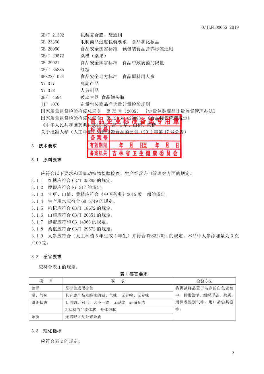 QJLFL 0005 S-2019 鹿鞭蜜膏.pdf_第3页