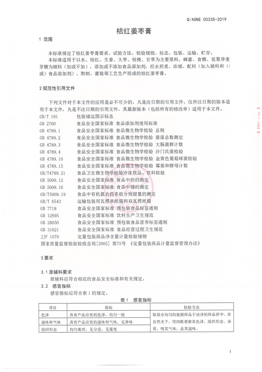 QAGNE 0033 S-2019 桔红姜枣膏.pdf_第3页